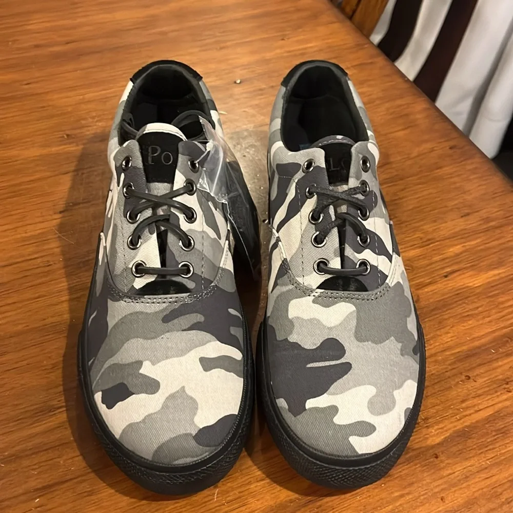 Polo Ralph Lauren Vaughn Camo Boat Deck Shoes Sneakers new Mens Size 11.5